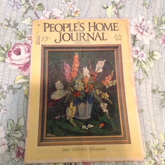 People's Home Journal Inc. Other - ORIGINAL People's Home Journal, July 1929 1920s '20s Magazine